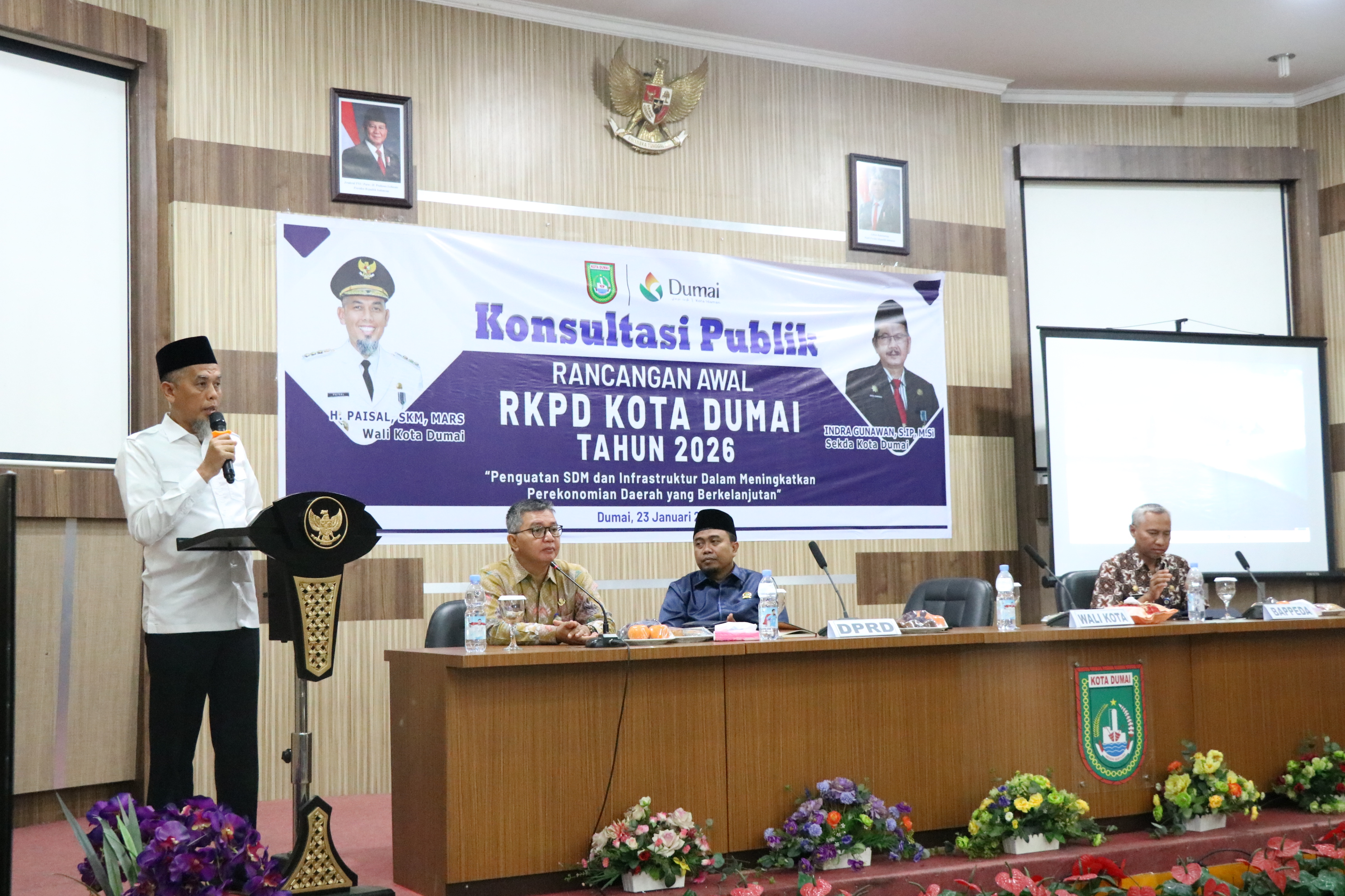 Forum Konsultasi Publik Rancangan Awal Rencana Kerja Pemerintah Daerah (RKPD) Kota Dumai Tahun 2026