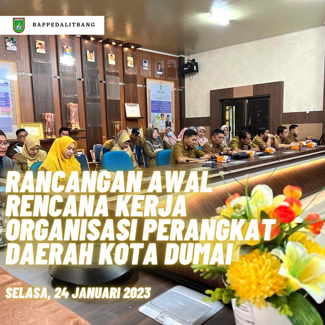 Rancangan Awal Rencana Kerja Perangkat Daerah Kota Dumai