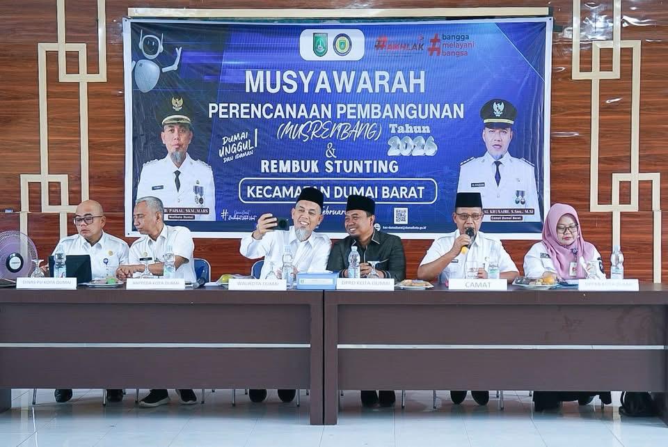 Musyawarah Perencanaan Pembangunan  (Musrenbang) Kecamatan Dumai Barat