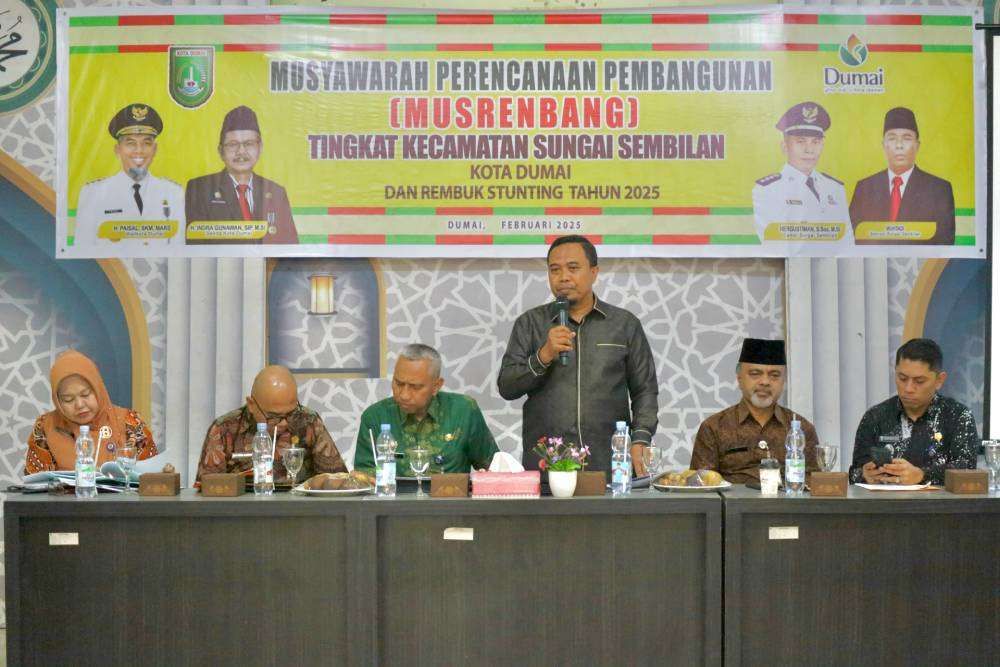 Musyawarah Rencana Pembangunan (Musrenbang) di Kecamatan Sungai Sembilan Tahun 2025