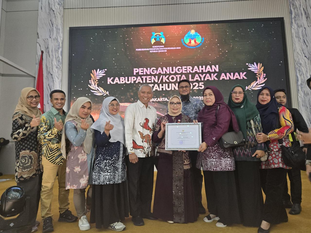 Penganugerahan Kabupaten/Kota Layak Anak Tahun 2025