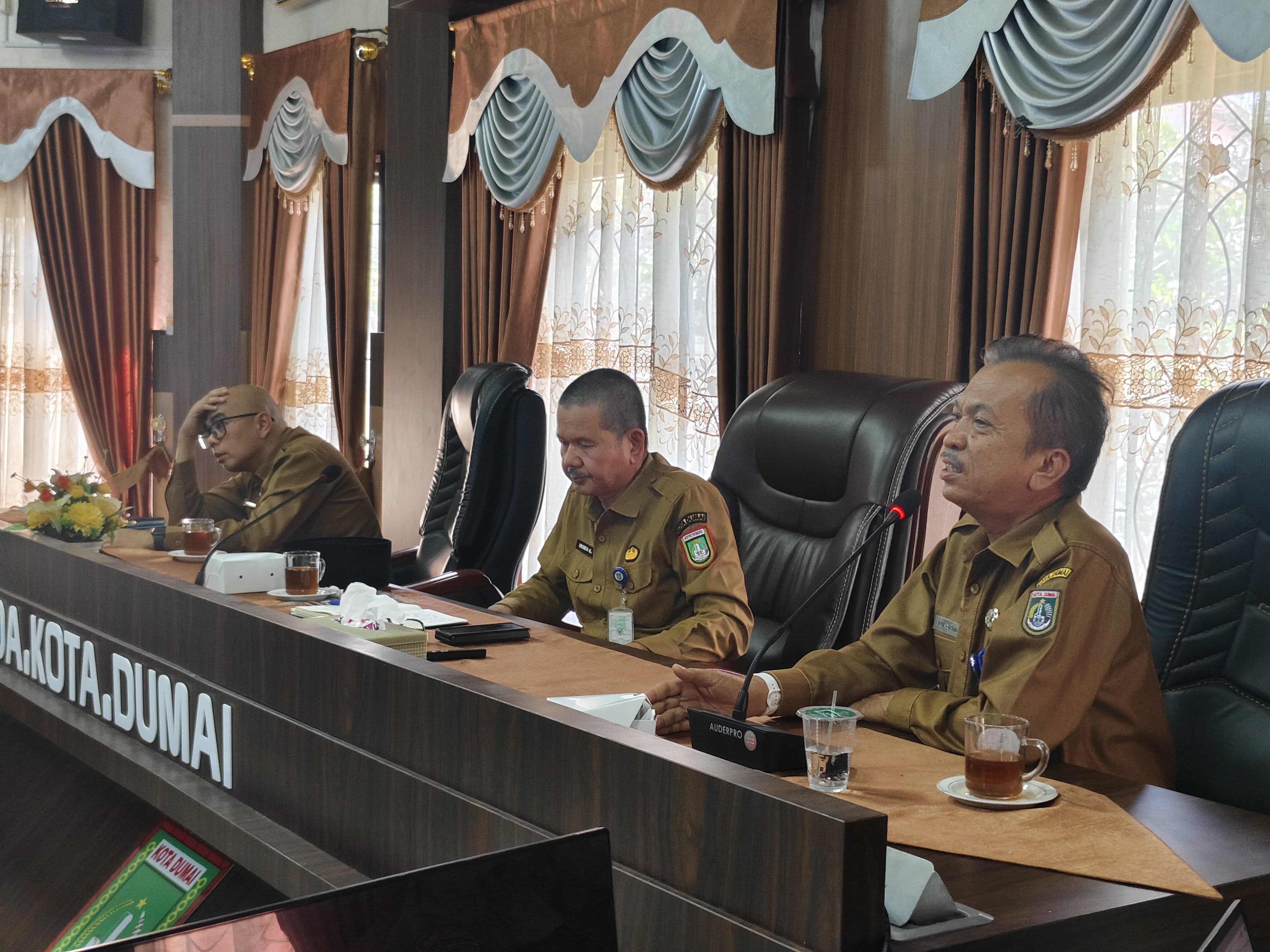 Rapat Tindak Lanjut Proses Pengadaan Tanah Untuk Penanganan Banjir Kota Dumai