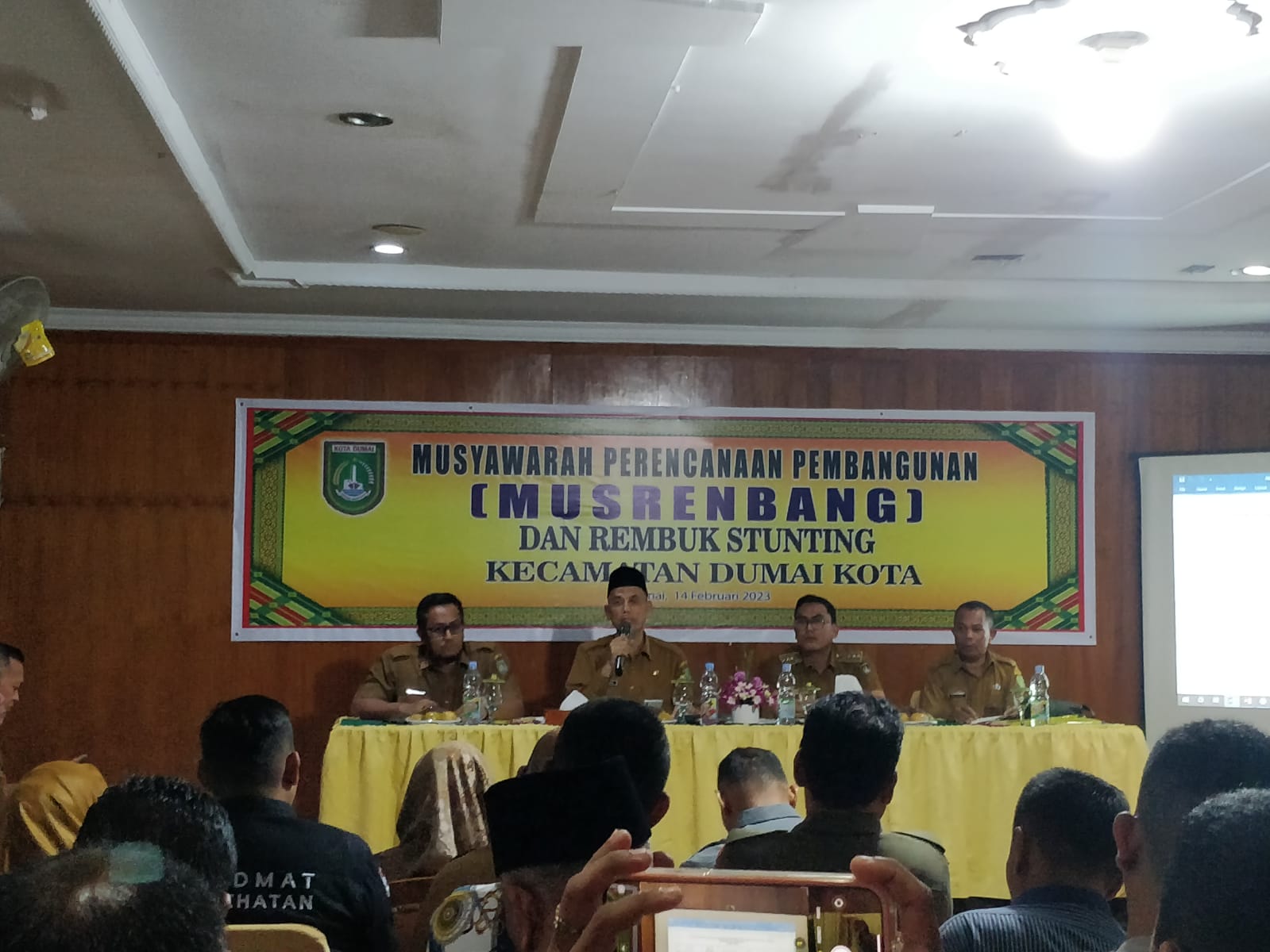 Musrenbang Tingkat Kecamatan Dumai Kota Tahun 2024 dan Rembuk Stunting Kecamatan Dumai Kota Tahun 2023