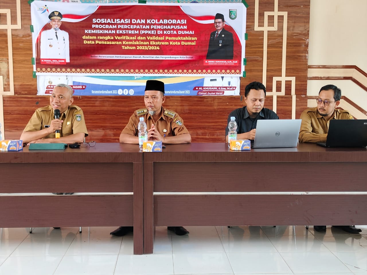 Sosialisasi dan Kolaborasi Program Percepatan Penghapusan Kemiskinan Ekstrem (PPKE) di Kota Dumai