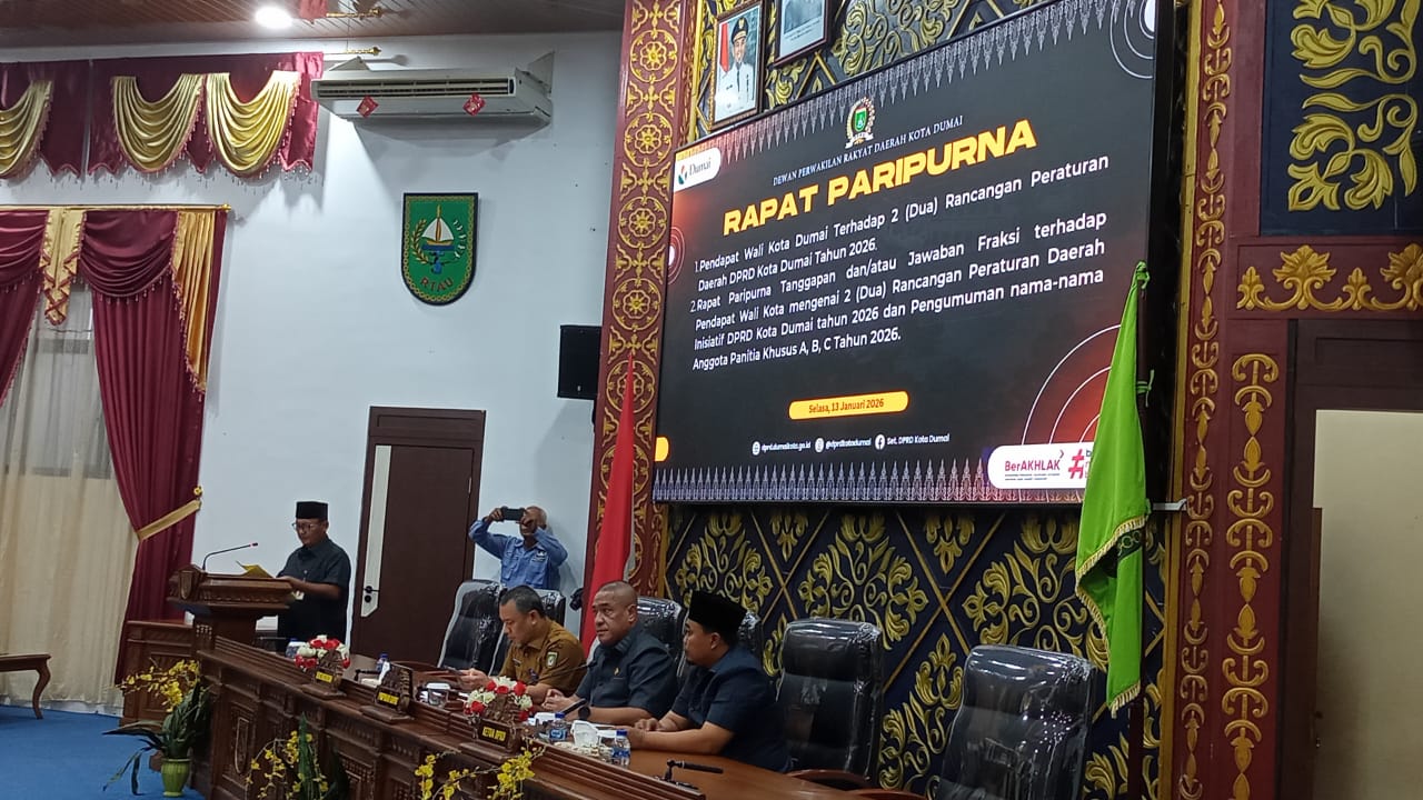 Rapat Paripurna Pendapat Walikota