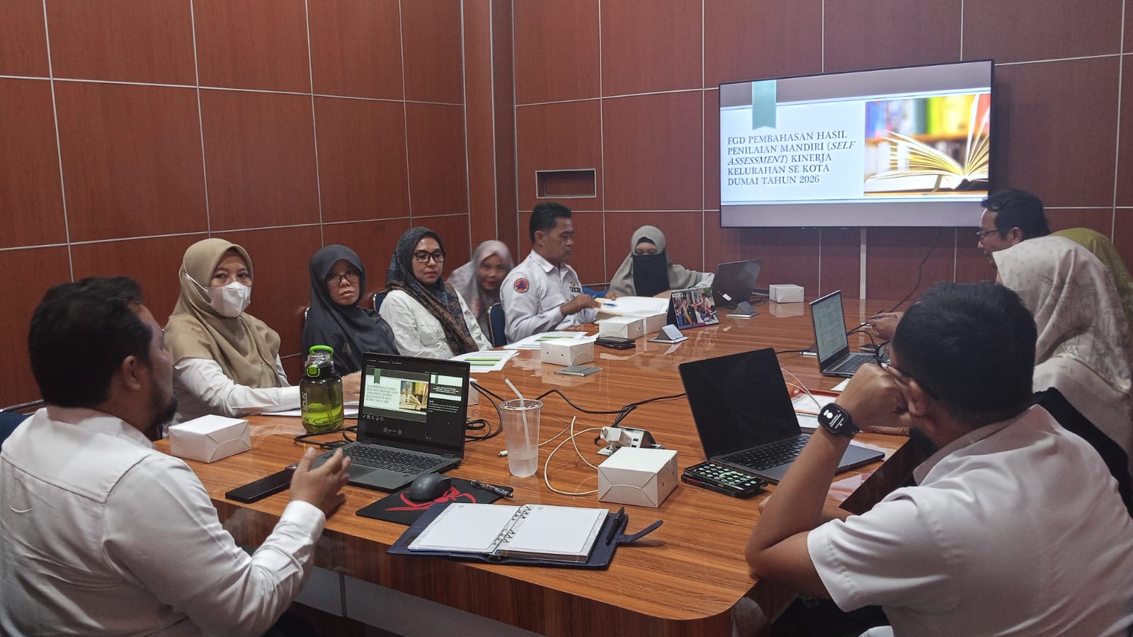 FGD Pembahasan Hasil Verifikasi Penilaian Mandiri Kinerja Kelurahan