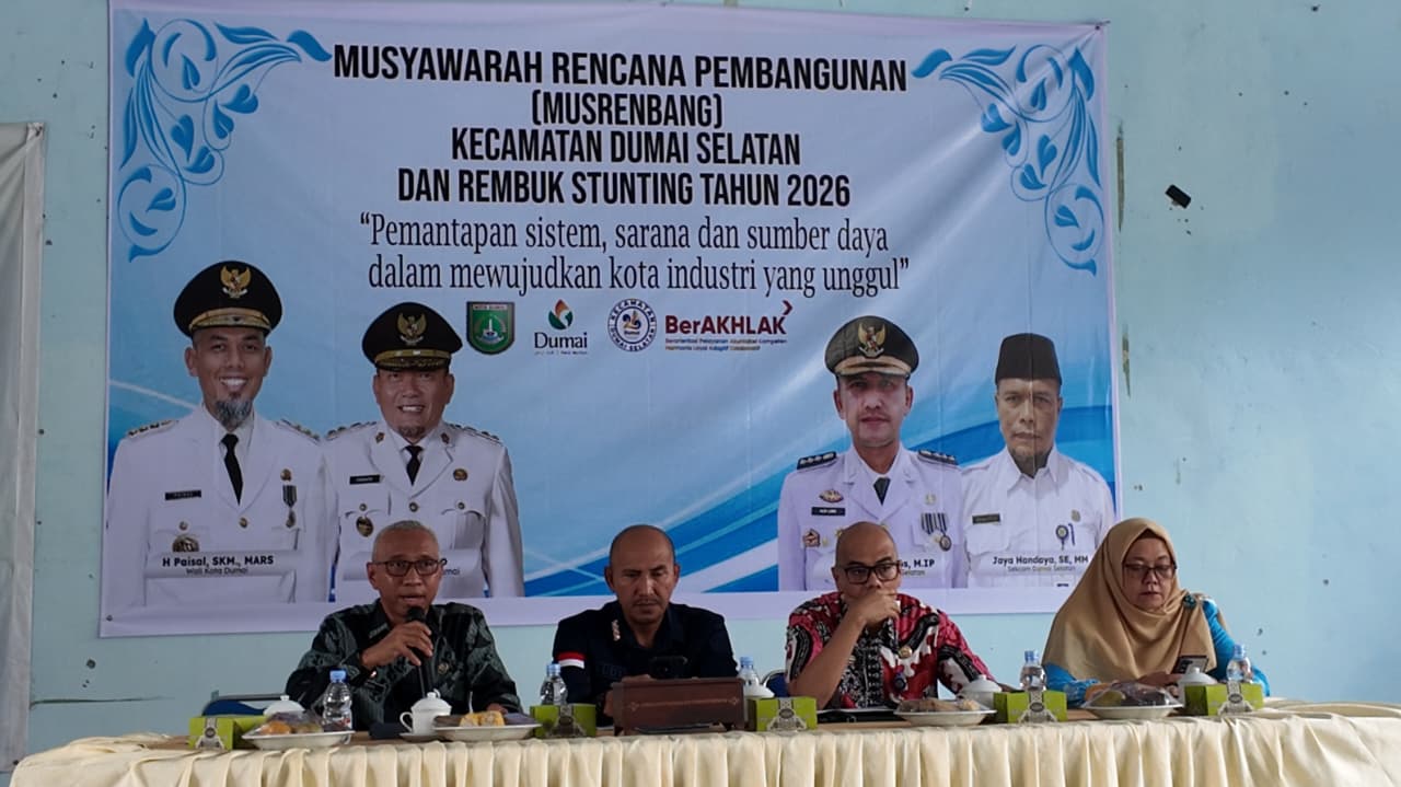 Musrenbang Kecamatan Dumai Selatan