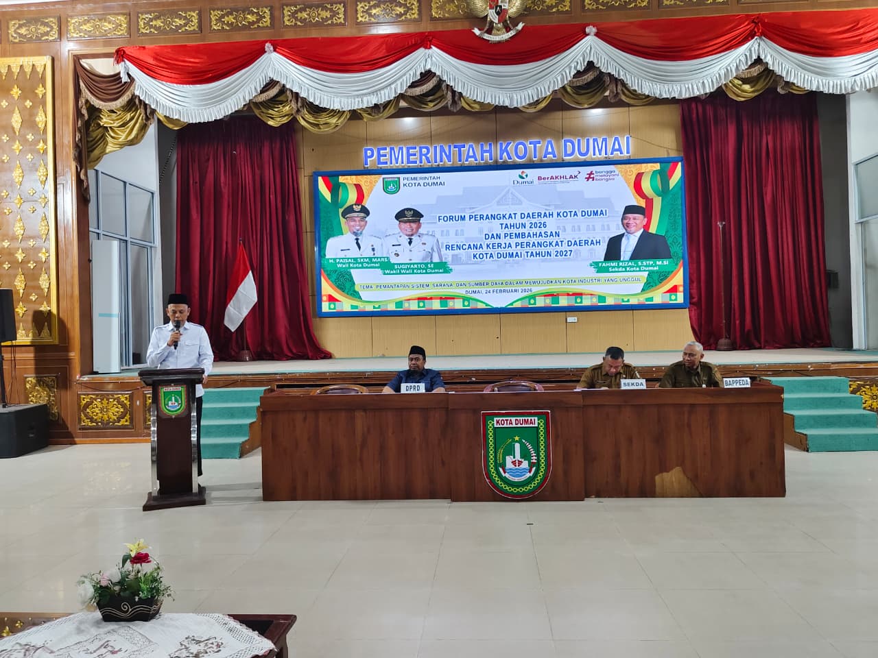 Pembukaan Forum Perangkat Daerah Kota Dumai Tahun 2026