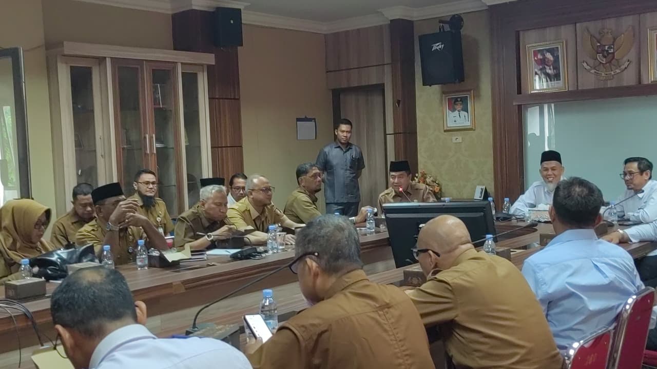 Entry meeting evaluasi TKD, evaluasi Disiplin belanja, optimaliasi PAD dan Asistensi indeks efektifitas pencegahan korupsi oleh BPKP